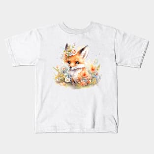 cute fox Kids T-Shirt